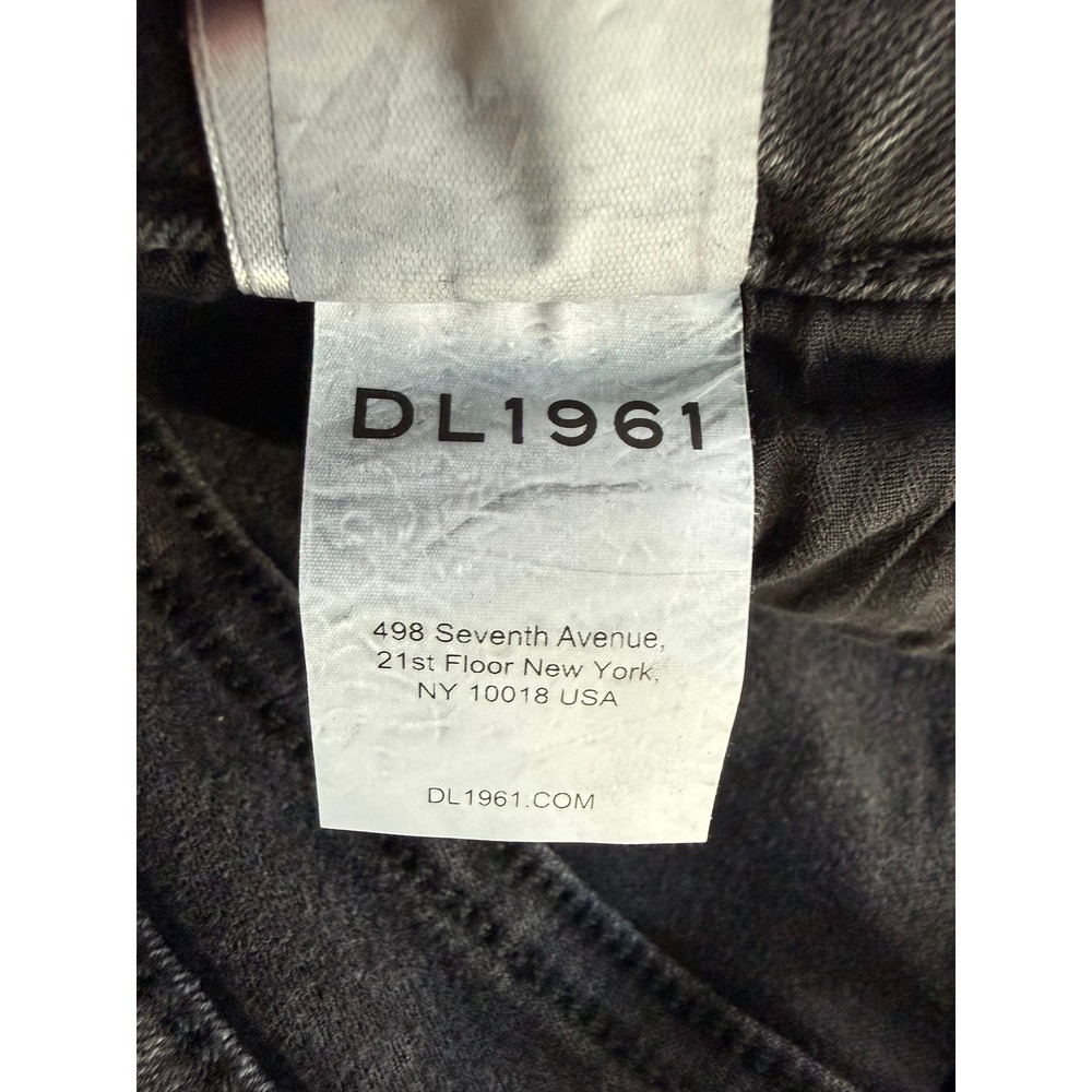 DL1961 Florence Cropped Instasculpt Skinny Jeans Grey Leopard Print 26 Memphis - Picture 7 of 10